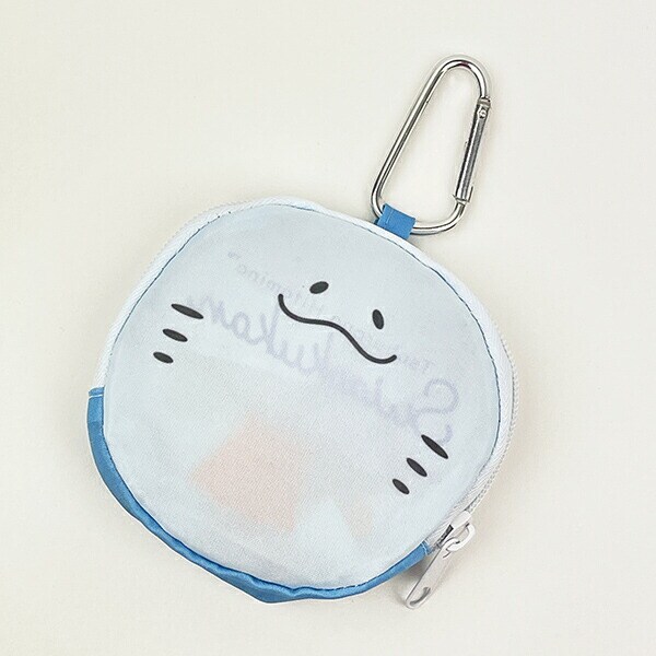 つぶらな瞳 つぶらな瞳の水族館 収納ポーチ付きエコバッグ