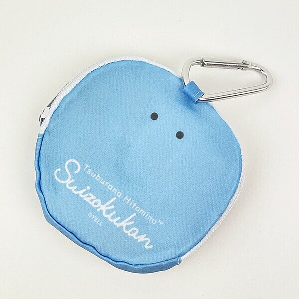 つぶらな瞳 つぶらな瞳の水族館 収納ポーチ付きエコバッグ