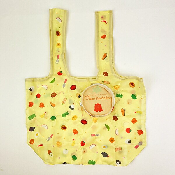 つぶらな瞳 つぶらな瞳のお弁当箱 収納ポーチ付きエコバッグ