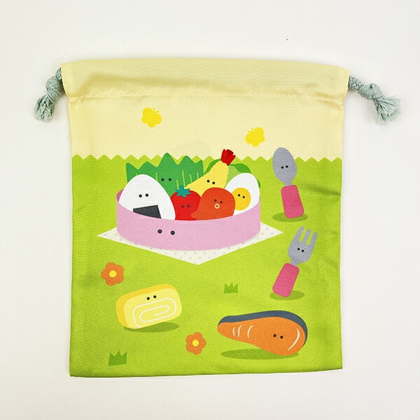 つぶらな瞳 つぶらな瞳のお弁当箱 巾着セット