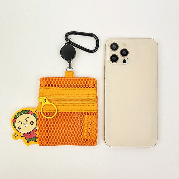 コジコジ  メッシュポーチ（リール付き）