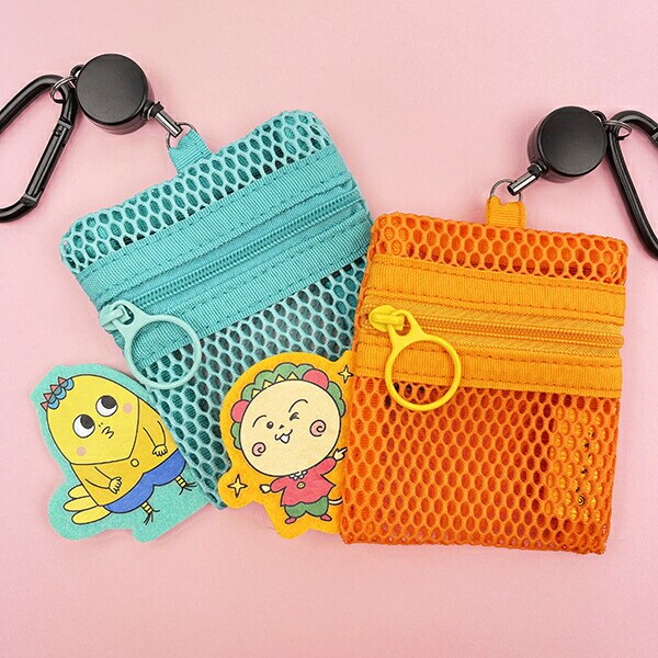 コジコジ  メッシュポーチ（リール付き）