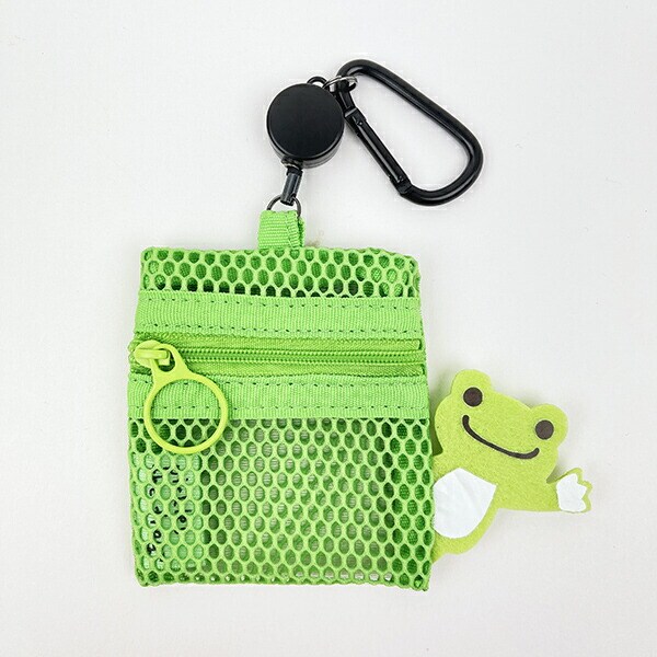 かえるのピクルス  ベーシック メッシュポーチ(リール付き)