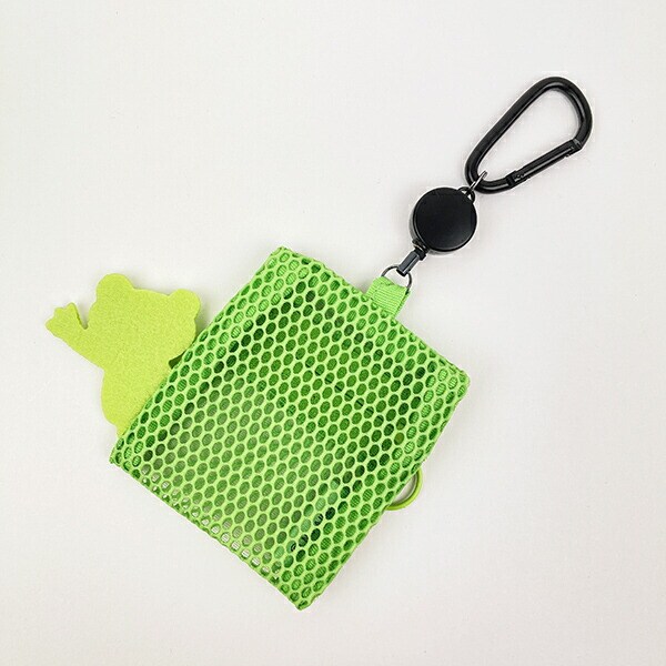 かえるのピクルス  ベーシック メッシュポーチ(リール付き)