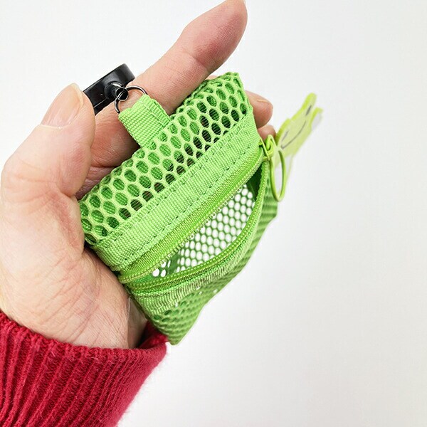 かえるのピクルス  ベーシック メッシュポーチ(リール付き)