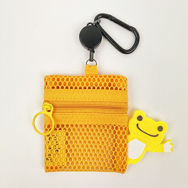 かえるのピクルス  おひさま メッシュポーチ(リール付き)