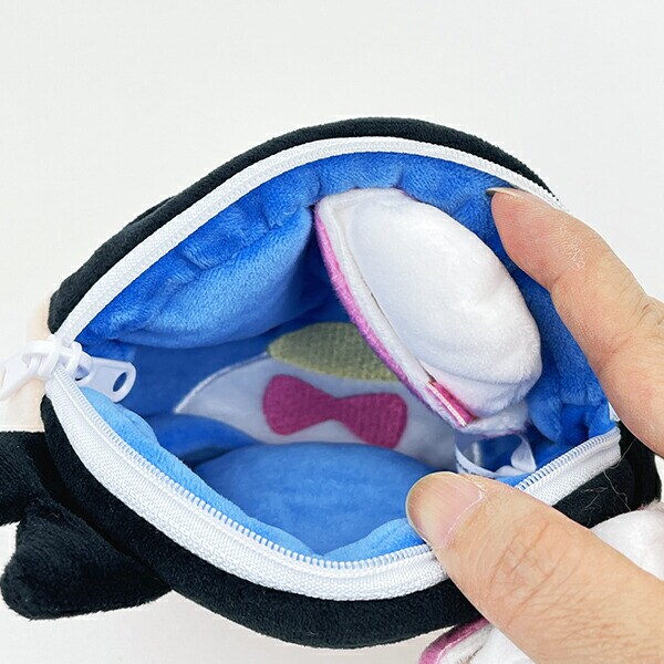 クレヨンしんちゃん×サンリオキャラクターズ 風間くん×タキシードサム リバーシブルポーチ  Sanrio