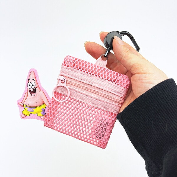 スポンジボブ パトリック リール付きマッシュポーチ