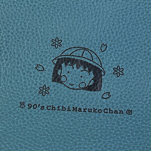 ちびまる子ちゃん  フェイクレザーポーチ 90's Chibi Maruko Chan