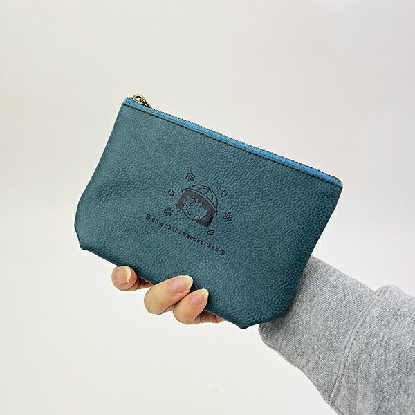 ちびまる子ちゃん  フェイクレザーポーチ 90's Chibi Maruko Chan