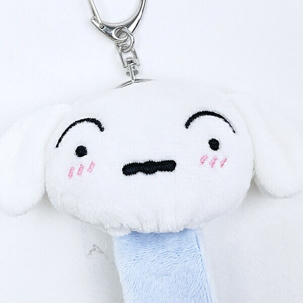 クレヨンしんちゃん シロ 蓄光マスコットループホルダー