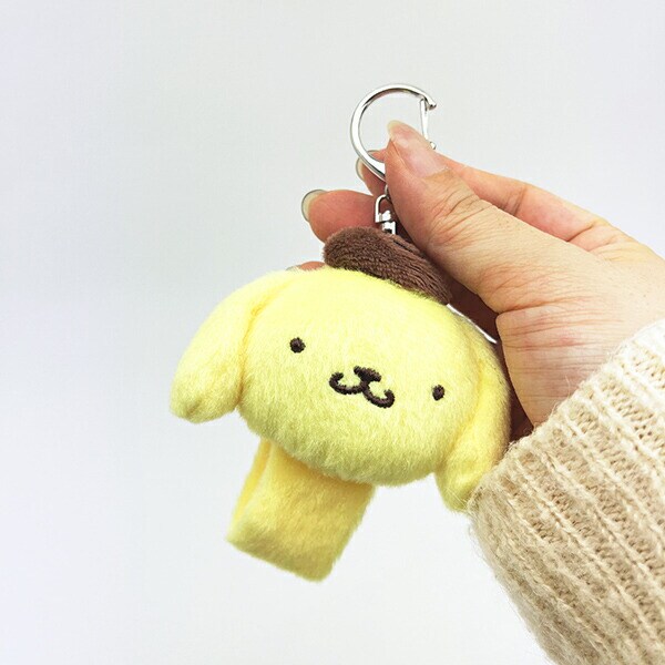 サンリオ ポムポムプリン 蓄光マスコットループホルダー キーホルダー Sanrio