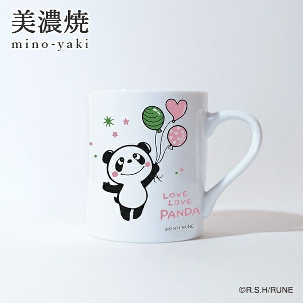 内藤ルネ ルネパンダ 美濃焼マグカップ RUNE 日本製
