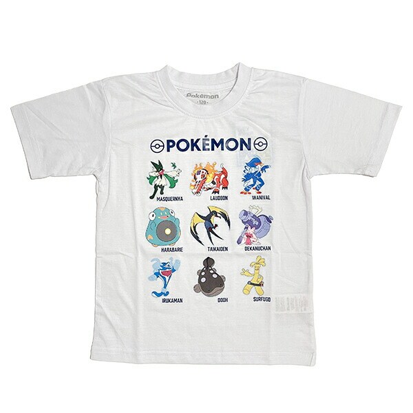 ポケットモンスター Tシャツ(120cm) パルデア地方 ホワイト キッズ ポケモン アパレル