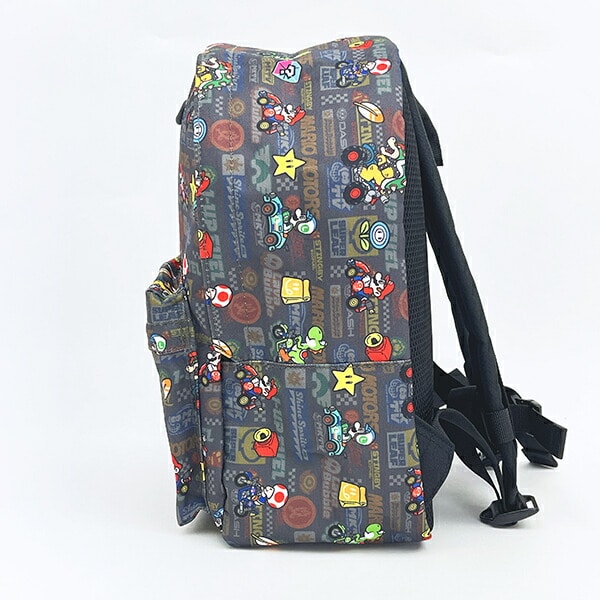 スーパーマリオ マリオカート ワールド KIDSデイパック （ブラック） リュック キッズ 任天堂