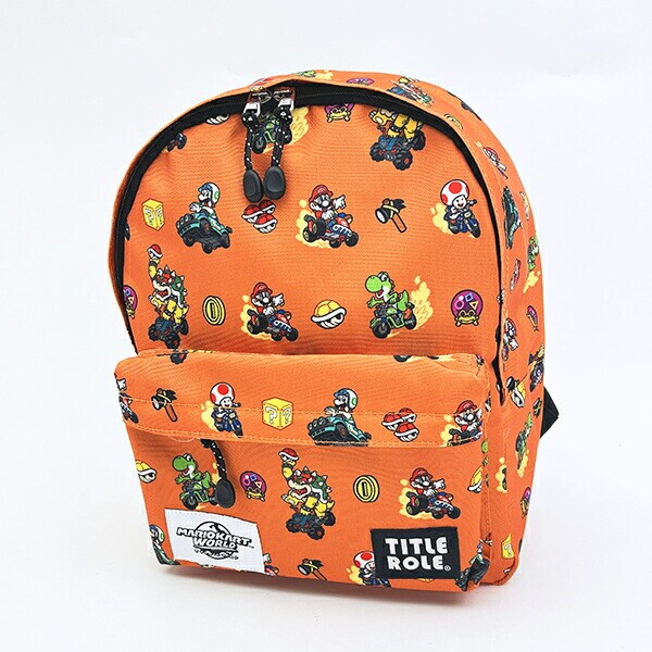 スーパーマリオ マリオカート ワールド KIDSデイパック （オレンジ） リュック キッズ 任天堂