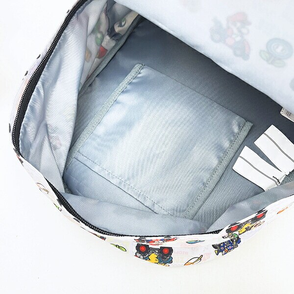 スーパーマリオ マリオカート ワールド KIDSデイパック （ホワイト） リュック キッズ 任天堂