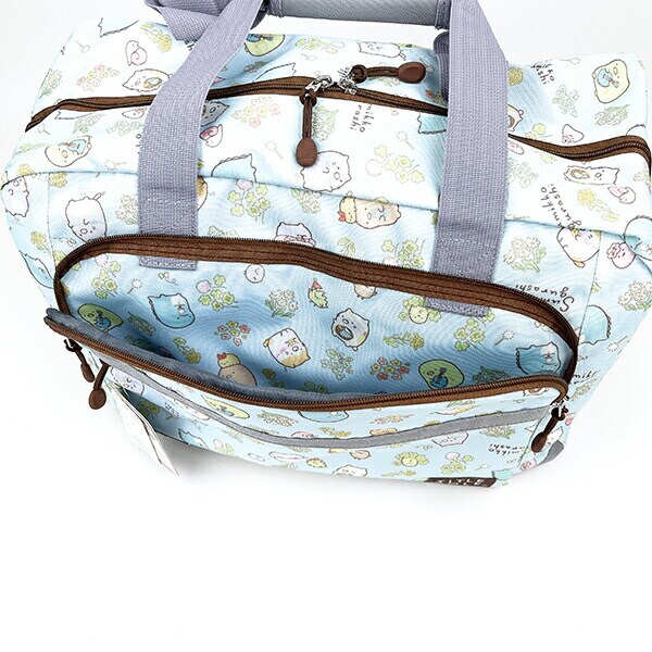 すみっコぐらし ボストンバッグ(ライム) キッズ すみっこ