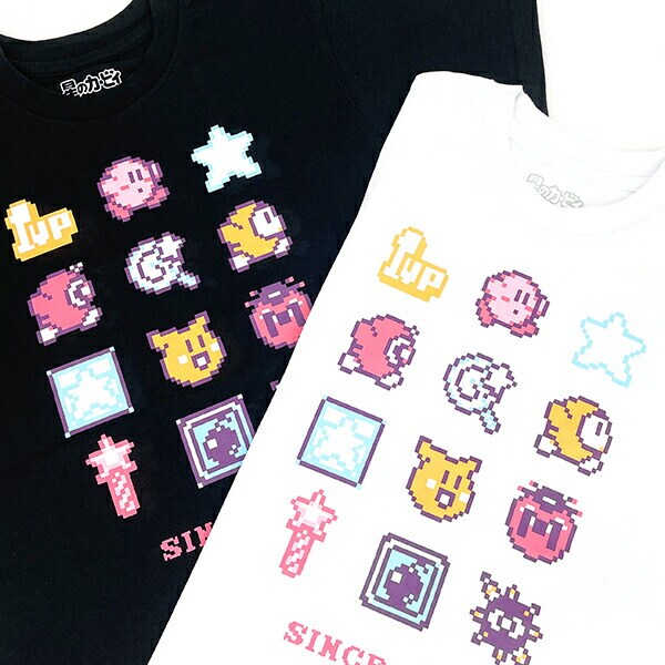 星のカービィ キッズ ドットアイコン Tシャツ(ブラック) 120cm アパレル 任天堂
