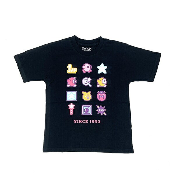 星のカービィ キッズ ドットアイコン Tシャツ(ブラック) 140cm アパレル 任天堂