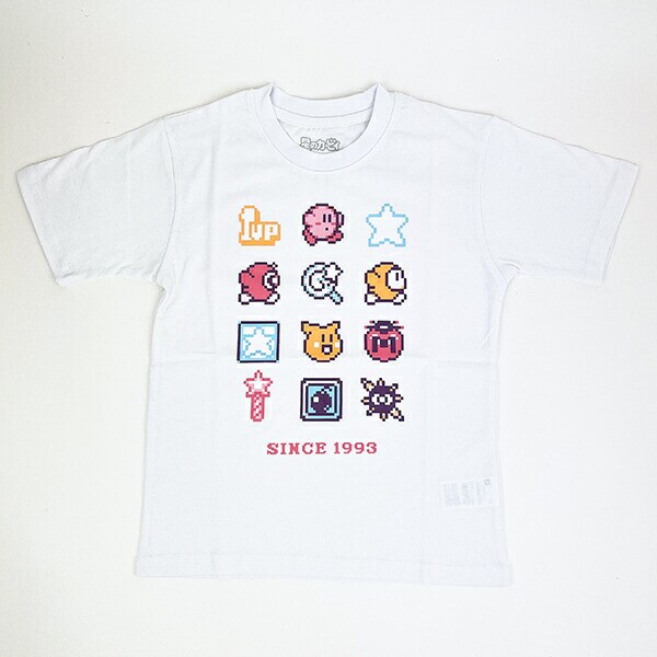 星のカービィ キッズ ドットアイコン Tシャツ(ホワイト) 140cm アパレル 任天堂