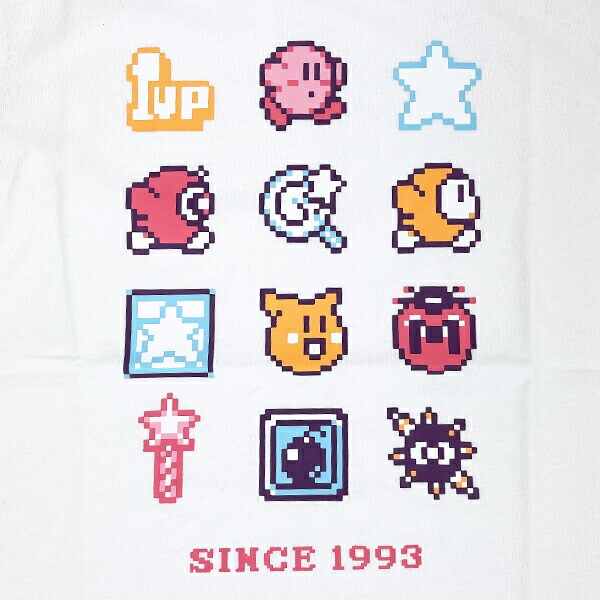 星のカービィ キッズ ドットアイコン Tシャツ(ホワイト) 140cm アパレル 任天堂