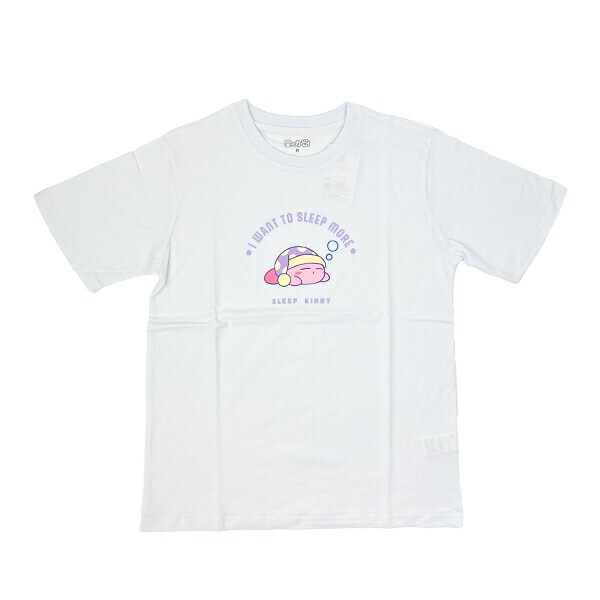 星のカービィ Tシャツ スリープ M ホワイト アパレル