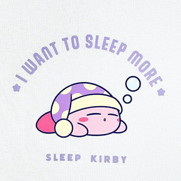 星のカービィ Tシャツ スリープ M ホワイト アパレル