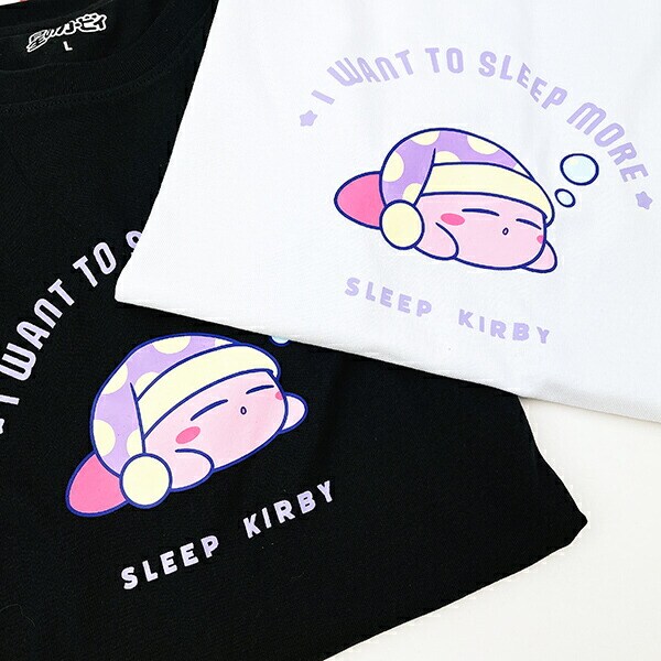 星のカービィ Tシャツ スリープ M ホワイト アパレル