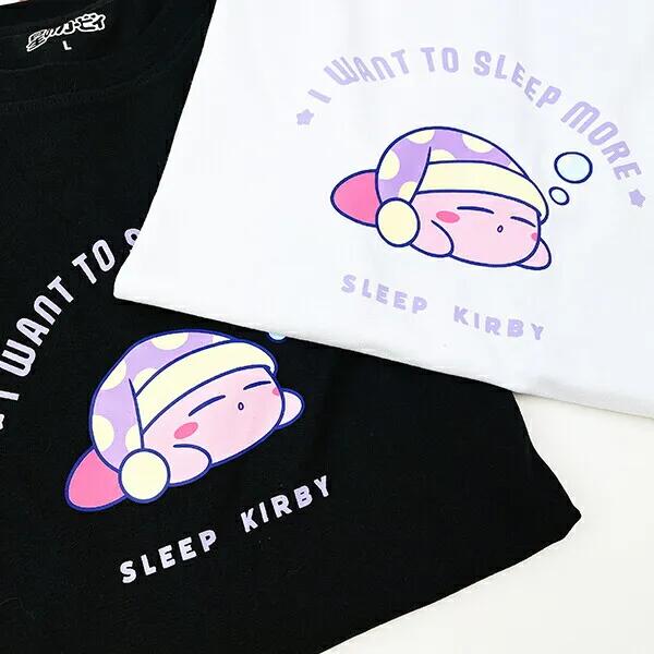 星のカービィ スリープ Tシャツ(L) ホワイト アパレル