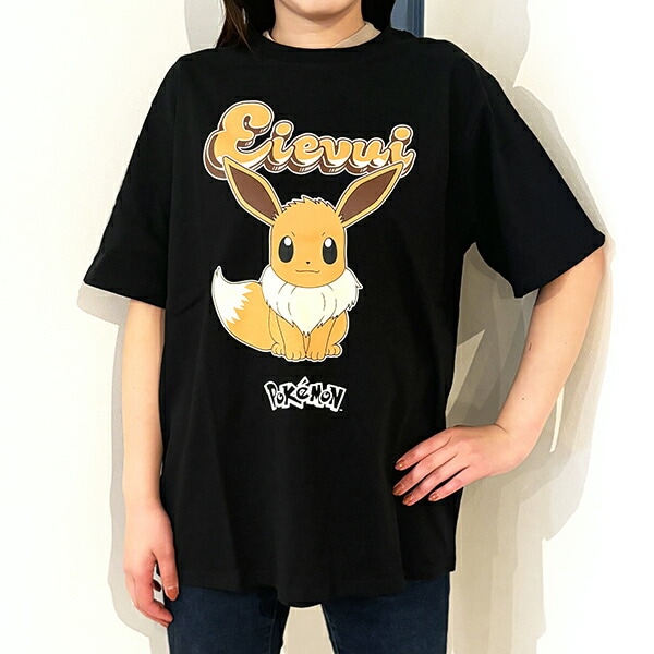 ポケットモンスター イーブイ ブラック Tシャツ LLサイズ アパレル ポケモン