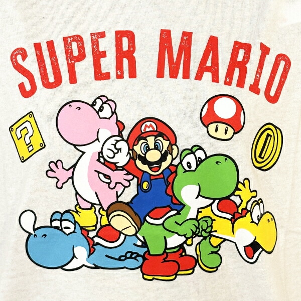 スーパーマリオ マリオカート カラフルヨッシーTシャツ(ホワイト) Lサイズ アパレル 任天堂