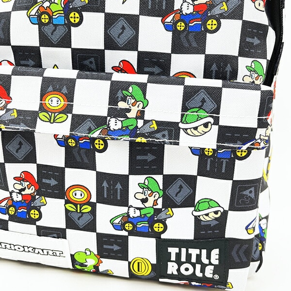 スーパーマリオ マリオカート キッズ レーシングデイパック(ホワイト) バッグ 任天堂