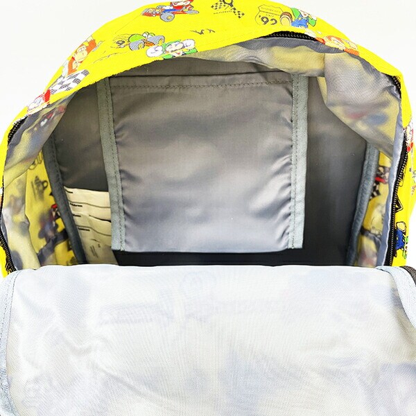 スーパーマリオ マリオカート キッズ レーシングデイパック(イエロー) バッグ 任天堂