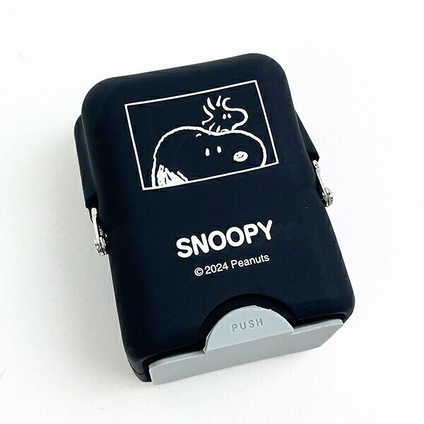 スヌーピー エアピタポーチ(ブラック) ポーチ 文具 SNOOPY