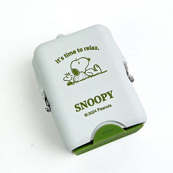 スヌーピー エアピタポーチ(ライトグレー) ポーチ 文具 SNOOPY