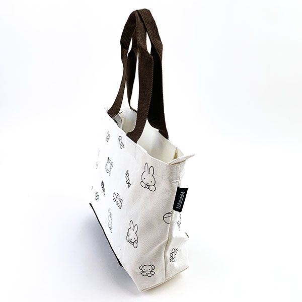 ミッフィー マチデル トートバッグ A4 チラシ 3WAY かばん おでかけ ホワイト