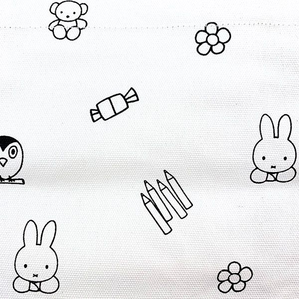 ミッフィー マチデル トートバッグ A4 チラシ 3WAY かばん おでかけ ホワイト