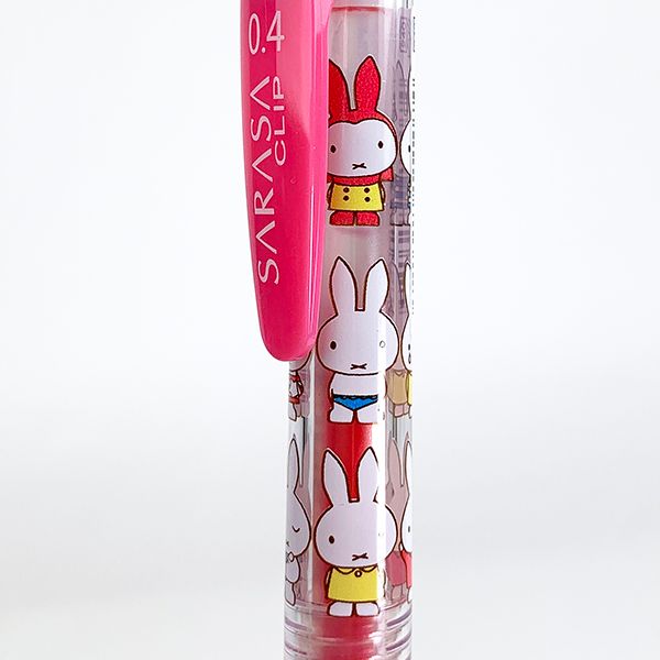 miffy ミッフィー サラサマスコットクリップミッフィー ボールペン ピンク  日本製