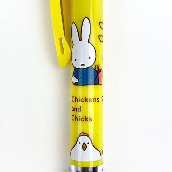 ミッフィー ｍｉｆｆｙ ジェットストリーム3色ボールペン　にわとり　ミッフィー ボールペン 　 　 日本製