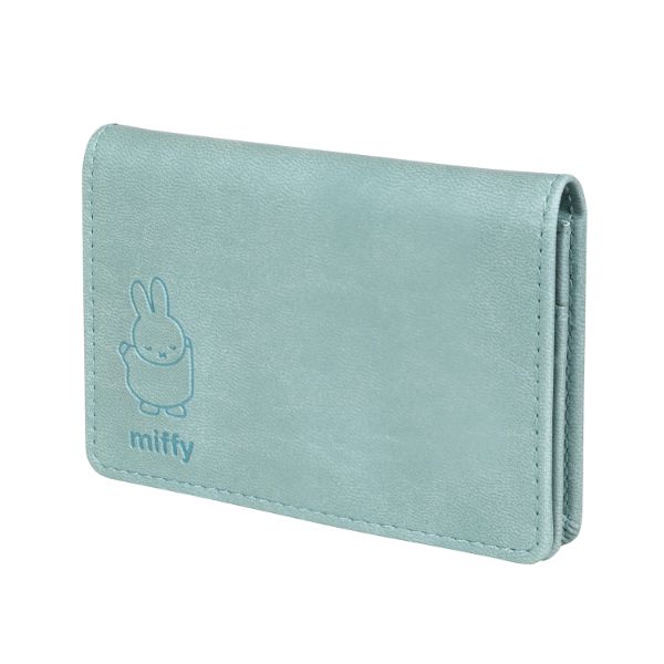ミッフィー miffy カードケース(グリーン) ニュアンスカラーシリーズ
