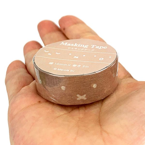 ミッフィー マスキングテープ ブラウン 文具 ステーショナリー デコ