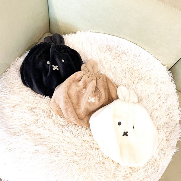 ミッフィー 巾着バッグ ブラウン 巾着袋 ショルダーバッグ