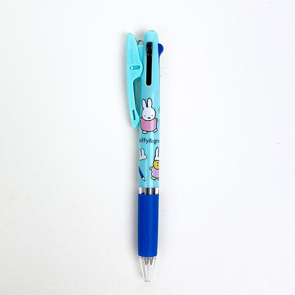 ミッフィー miffy 三色ボールペン ブルー ジェットストリーム グランティ 日本製