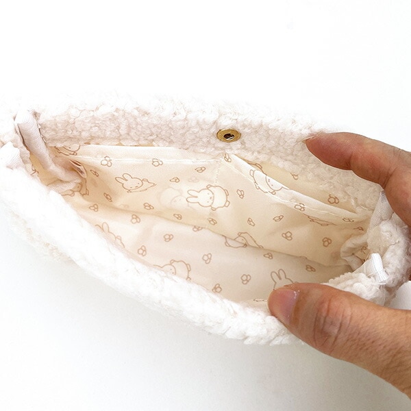 ミッフィー miffy ボアポーチ付きペンケース（ミッフィー） 筆箱 ポーチ 小物入れ