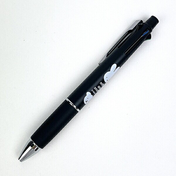 ミッフィー miffy ジェットストリーム(4＆1） ブラック 4色ボールペン シャーペン 文具 日本製