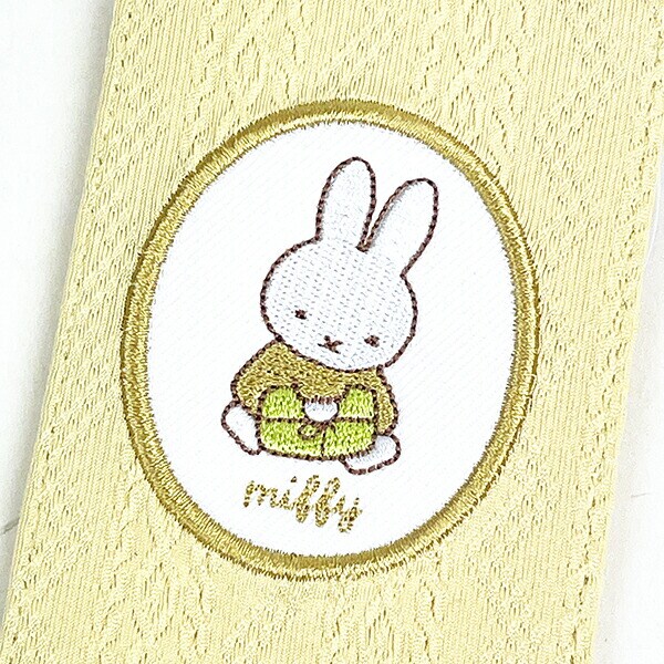 ミッフィー miffy パスケース(イエロー) 定期入れ スプリングニットシリーズ