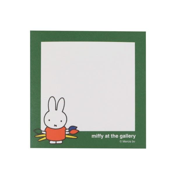 ミッフィー miffy スクエアメモ (美術館) 文具 日本製