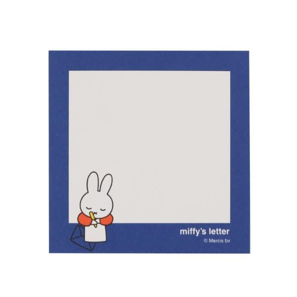 ミッフィー miffy スクエアメモ (おてがみ) 文具 日本製