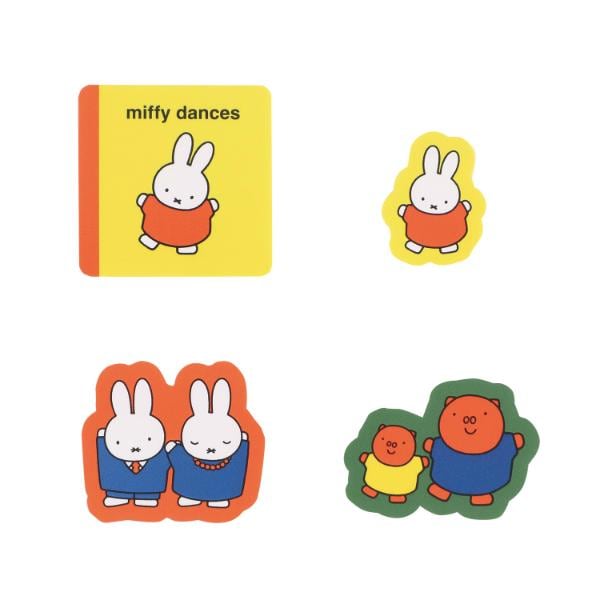 ミッフィー miffy フレークシール (ダンス) 文具 日本製